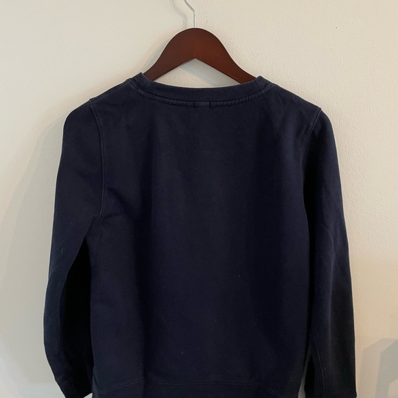 J Crew Embroidered Navy Sweatshirt | S - Picture 5 of 7